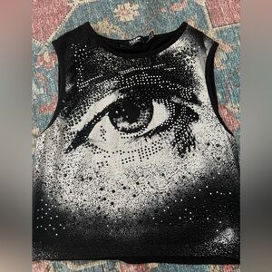 JADED LONDON EYE CROP TOP